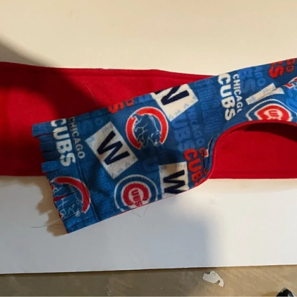 Chicago Cubs Fleece Scarf “W” Pattern